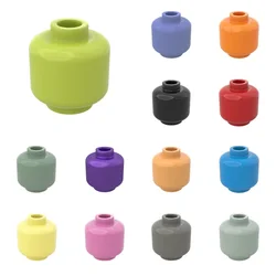 100pcs DIY MOC For 3626 Building block parts Figures For Body Part Head (Plain) - Blocked Open Stud