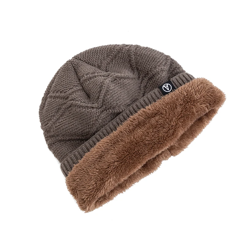 نمط جديد للجنسين قبعة الشتاء الدافئة موضة رسالة تزيين محبوك قبعة الرجال والنساء أفخم الفراء اصطف سميكة قبعة تزلج قبعة