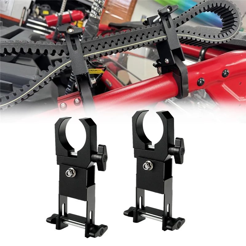 

UTV Drive Belt Holder, Universal Belt Mount Fit 1.5Inch-2Inch Roll Bars For Polaris RZR Can Am Teryx Mule Accessories-A02G