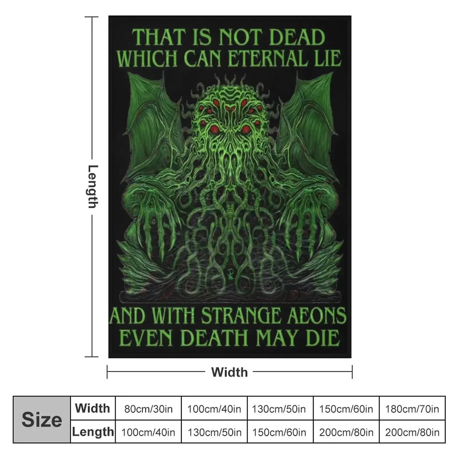 Cthulhu Idol - Azhmodai 2018 Throw Blanket funny gift Large For Baby Blankets For Baby Blankets