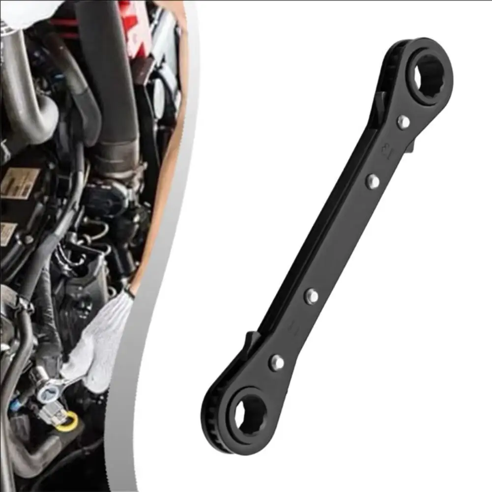 

Ratcheting Wrench Double Box End Reversible Ratcheting Wrench 12-Point Socket Spanner 6-21mm Automatic Labor-saving Repair Tools