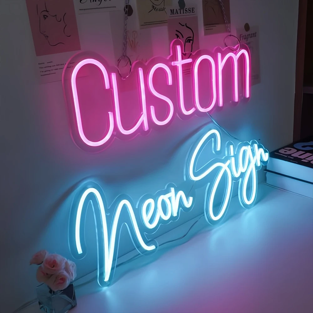 LED Neon Sign Support Custom Neon Lights, Wall Decor, Birthday Gifts, Name Room, Bedroom Decoration, Mariage Lamp