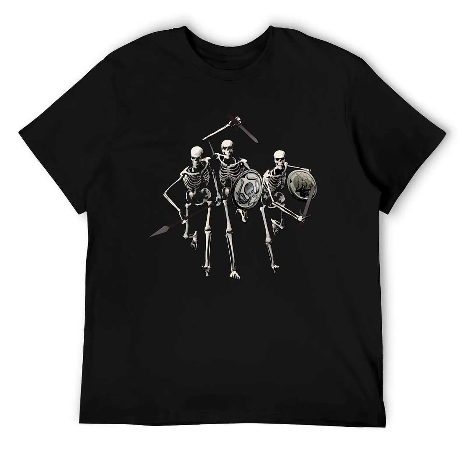 

Skeleton Charge T-Shirt funny t shirts man man t shirt designer t shirts with prints T-Shirt