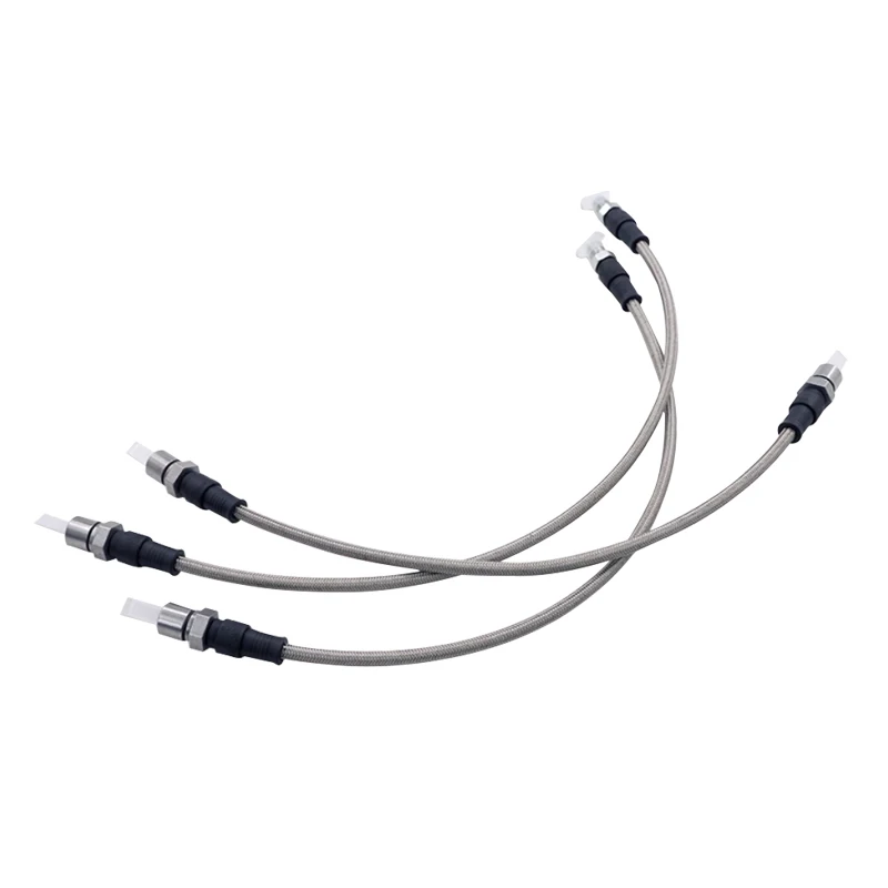 패트롤 Y60Y61프라도 LC80 4500 브레이크 오일 파이프 브레이크 라인 스테인리스 스틸 브레이크 호스 트레일러 히치 개조 자동차 액세서리