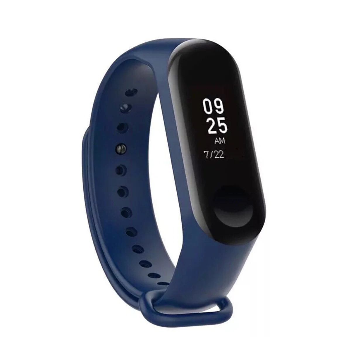 سوار معصم بديل من السيليكون لـ 3 حزام Tpu أنيق قابل للتعديل باللون الأزرق الداكن لـ 3 ملحقات ذات غلاف حماية #2