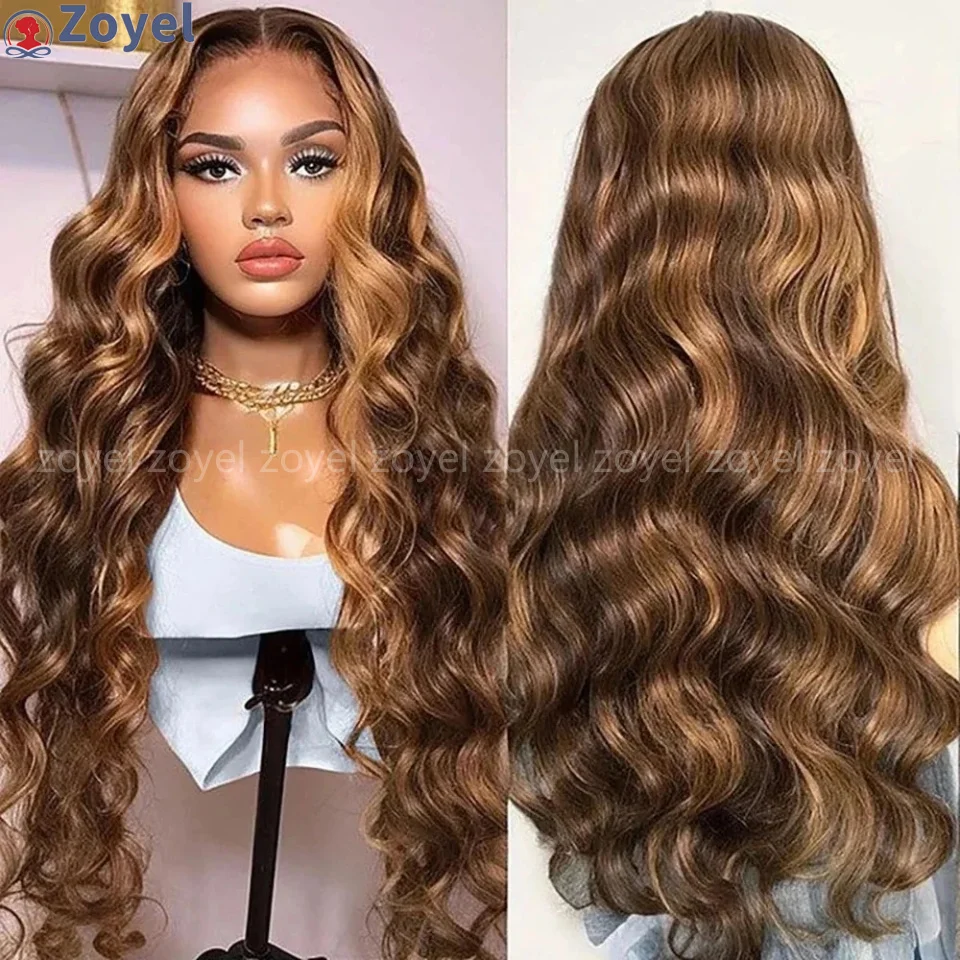 

Highlight Wigs Pre Plucked Indian Lace Frontal Wigs Honey Blonde 13x4 Lace Front Wig Accessories for women