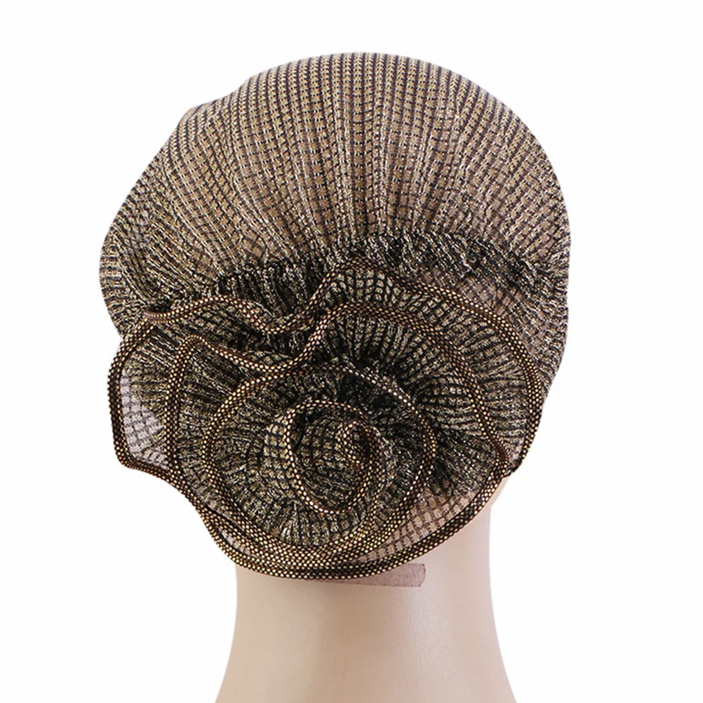 

Stylish Turban Women Polyester Caps Lightweight Fashionable Female Modern Style Hat Outdoor Modern Gym Running Yoga Warm