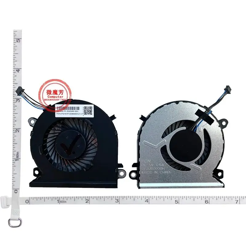 New Laptop CPU cooling Fan For HP 3 15-CB 930589-001 TPN-Q193 15-CB010TX 15-CB073TX 15-CB074TX 15-CB075TX