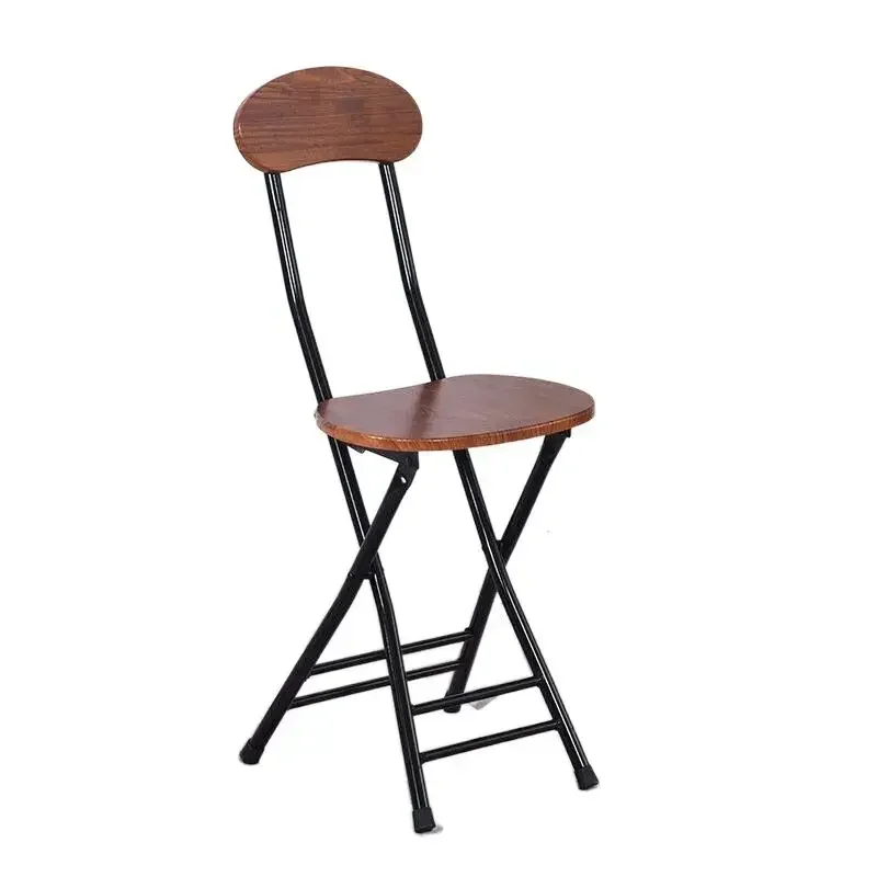 Folding stool home dining chair stool back chair training chair student dormitory  simple folding round stool computer