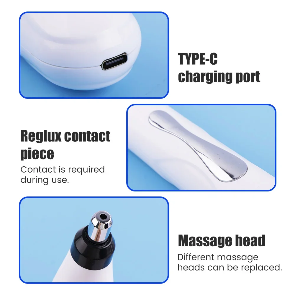 Usb Rechargeable Acupuncture Pen Massage Pen Point Detector Electric Massager Acupressure Neck Body Massage Stick Dropshipping