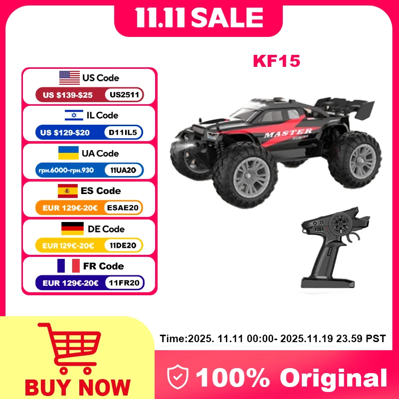 

40 км/ч KF15 RC автомобиль 1:16 2,4G автомобиль с дистанционным управлением внедорожный электрический дрифт гоночный автомобиль RC игрушки для мальчиков подарки