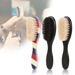 Men Beard Brush Boar Bristle/horsehair Moustache Cleaning Brush Hairdressing Anti Static Barber Hair Styling Comb Shaving Tool