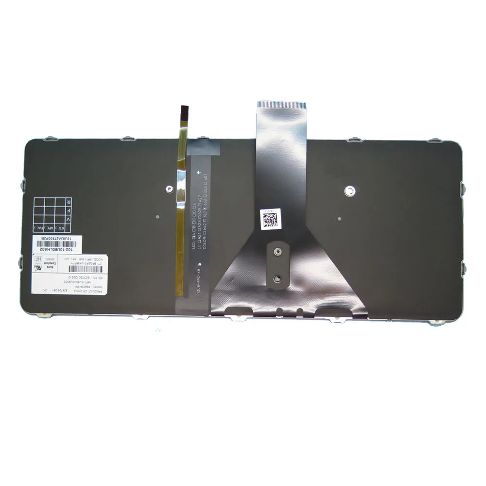 Laptop Keyboard For HP ELITEBOOK 1020 G1 1020 G2 MP-13U80JOJ9303 804214-291 with backlit With Silver Frame Japanese JP view 2