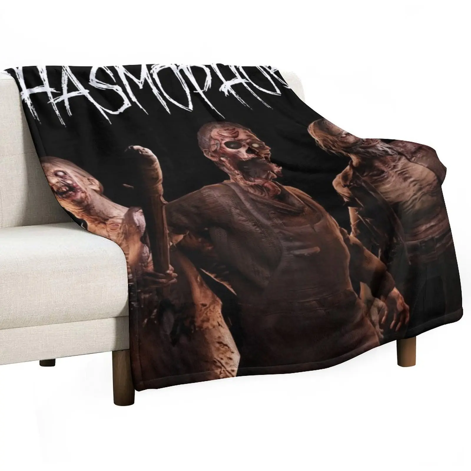 

Phasmophobia Ghost Models Throw Blanket valentine gift ideas Cute For Baby Warm Blankets