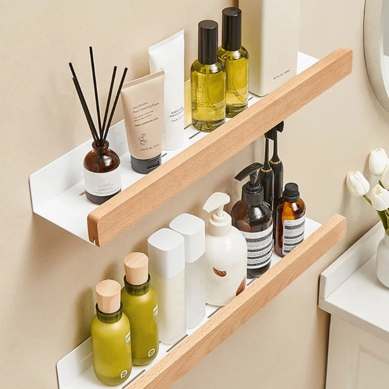 Functional Shelving Easy To Install Not Drill Bathroom Shelf Aluminum