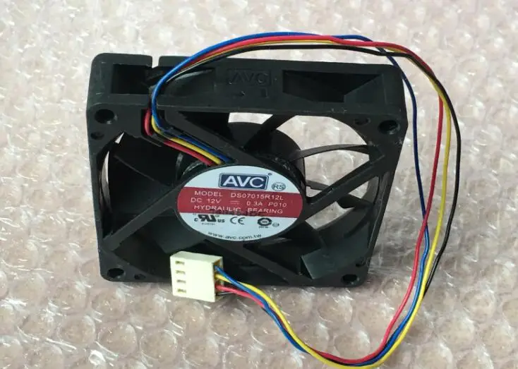 DS07015R12L 12V0.3A 7015 مروحة وحدة المعالجة المركزية ذات 4 إبر PWM التي يتم التحكم فيها في درجة الحرارة