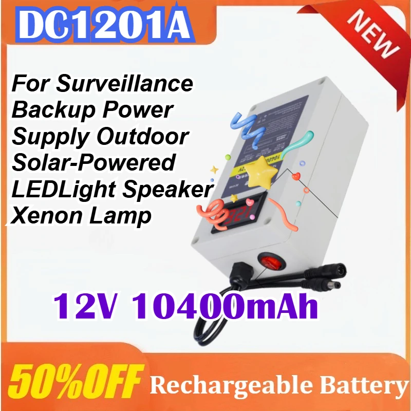 

New 10400mAh for LED Toys Inflatable Clothes with Charger 12V 10Ah Battery 18650 Lithium Rechargeable Battery Pack Built-in BMS