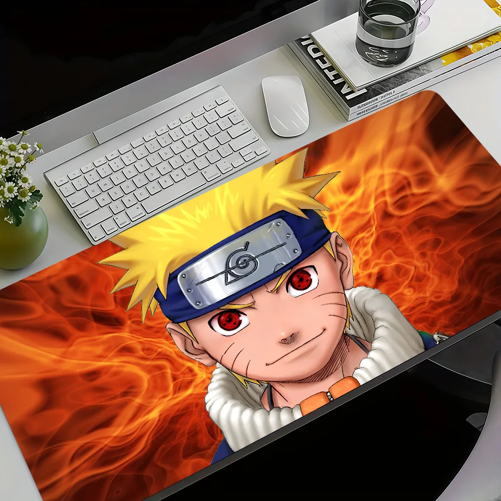 N-Naruto Uzumaki Itachi Uchiha Mouse Pad Non-slip Thickened MousePad Large Writing Lockedge Gaming Cushion Office Student