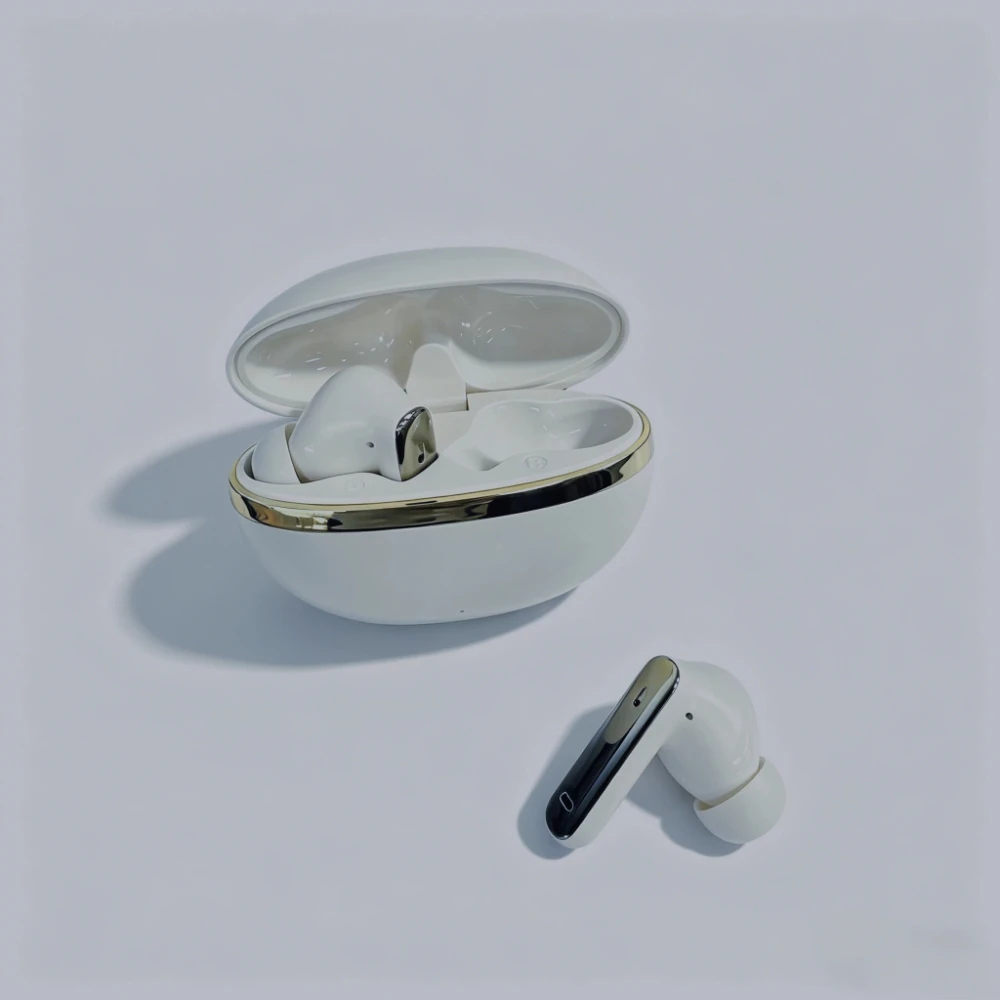 Bluetooth 5.3 Headphones HiFi Sport Earbuds ENC Noise Reduction Built-in Microphone for Clear Calls Fast Charging Earphones