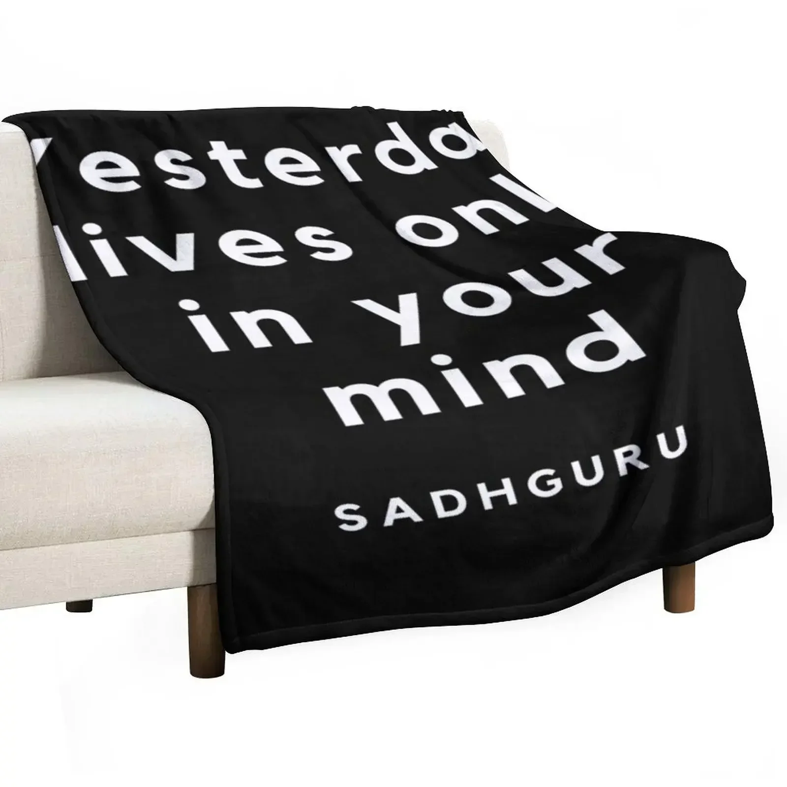 Sadhguru Mystic Throw Blanket Multi-Purpose Thins Hair Designers Blankets