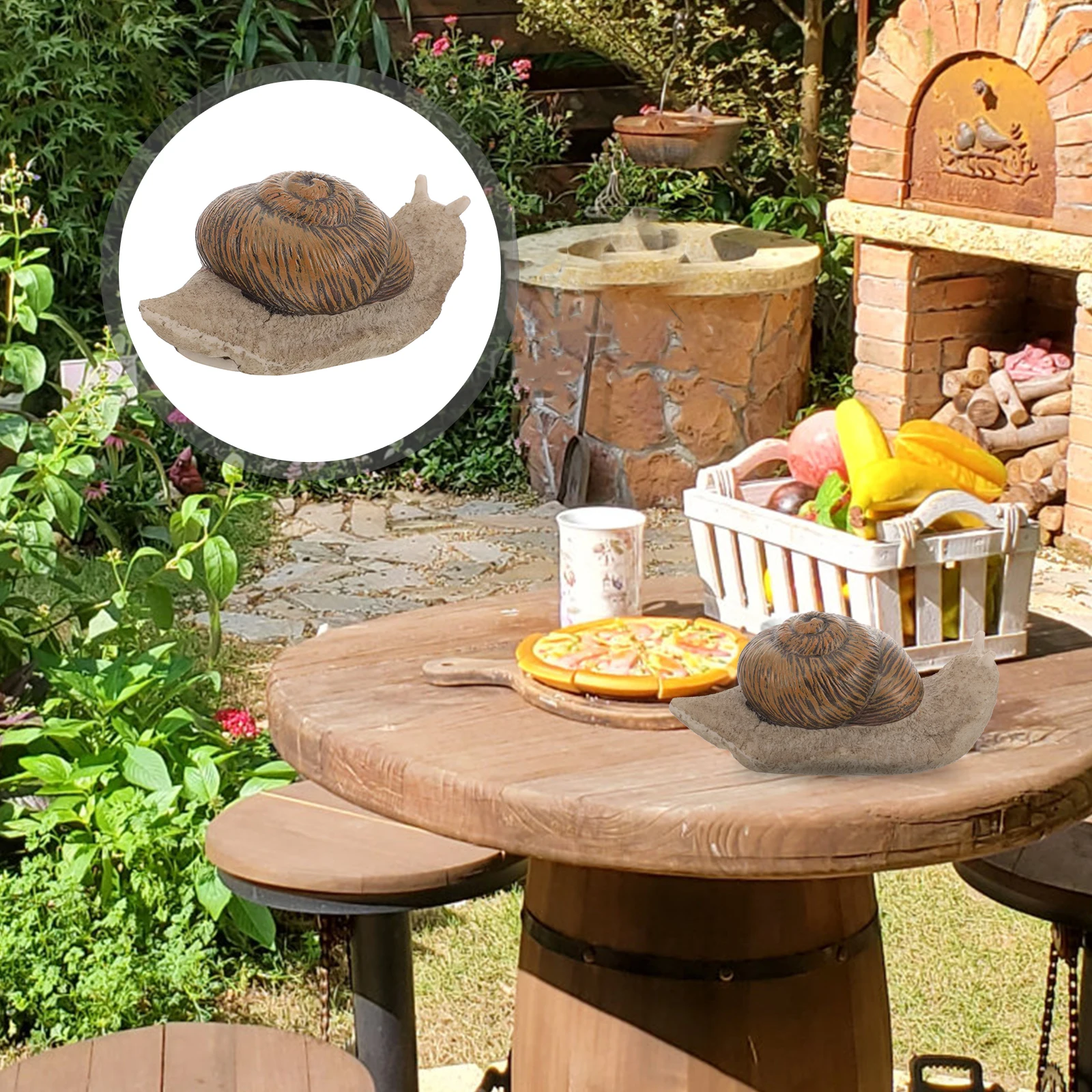 

Outdoor Simulated Stone Hider Resin Box Weatherproof Garden Storage Case Fake Rock Holder For Outside House Saving Container