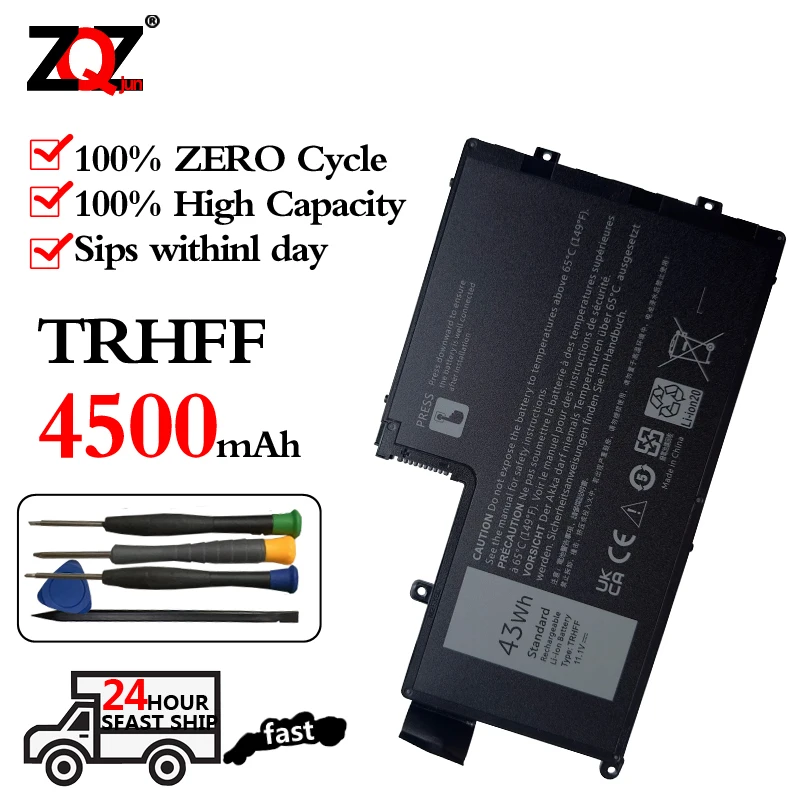 

Новый аккумулятор для ноутбука TRHFF для DELL Inspiron 14 5445/5447/5448/5457 15 5545/5547/5548/5557 Latitude 14-3450 15-3550 43 Втч 3800 мАч