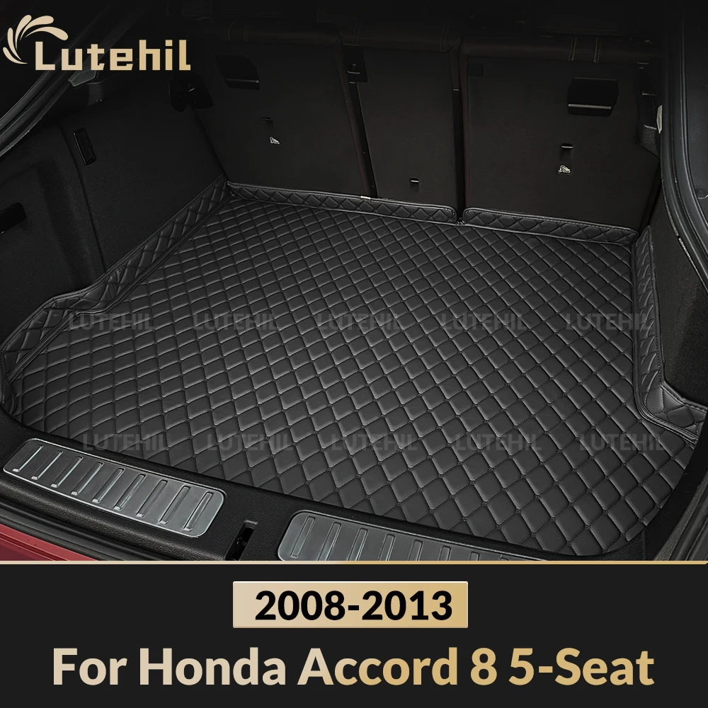 

For Honda Accord 8 5-Seat 2008-2013 12 11 3D Car Trunk Mat Cargo Liner All Weather Interior Protection Accessories