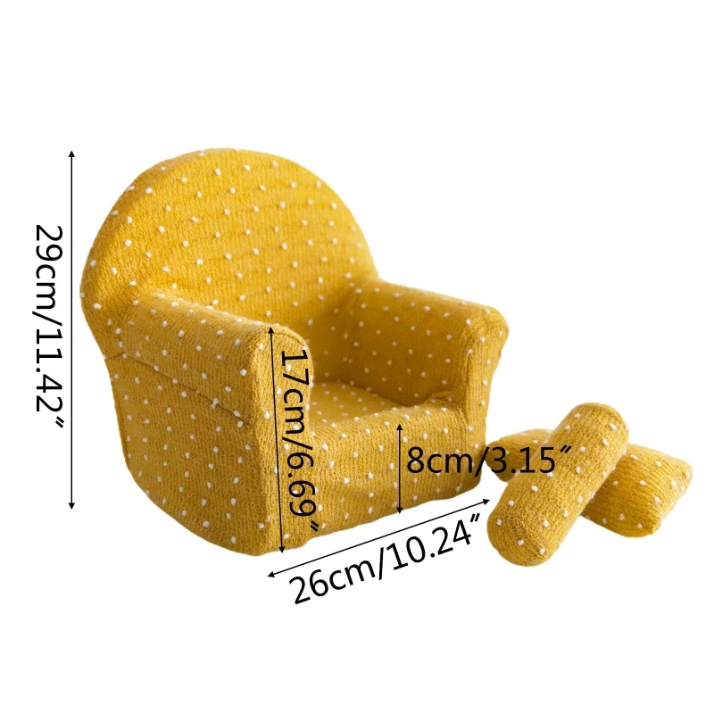 Newborn Photo Sofa Auxiliary Studio Props New Baby 100 Days Of Baby Photography for SEAT Full Moon Child Shaped Small So