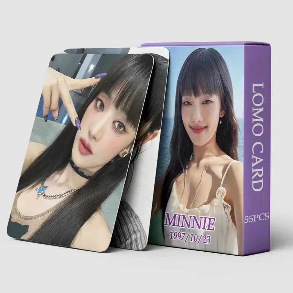 

55 GIDLE Cards (G) I-DLE MINNIE Heat Small Collection LOMO Card