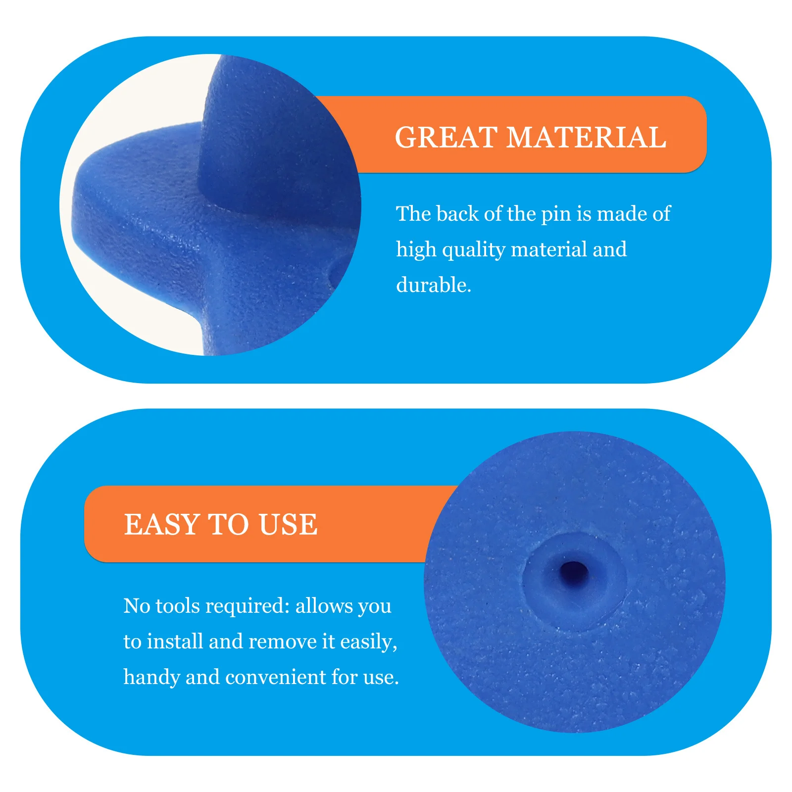 

100Pcs Five-Pointed Star Brooch Clutch Rubber Pin Backs Easy Install Replacement for Lapel Pins Tie Tacks Badges Jewelry Making