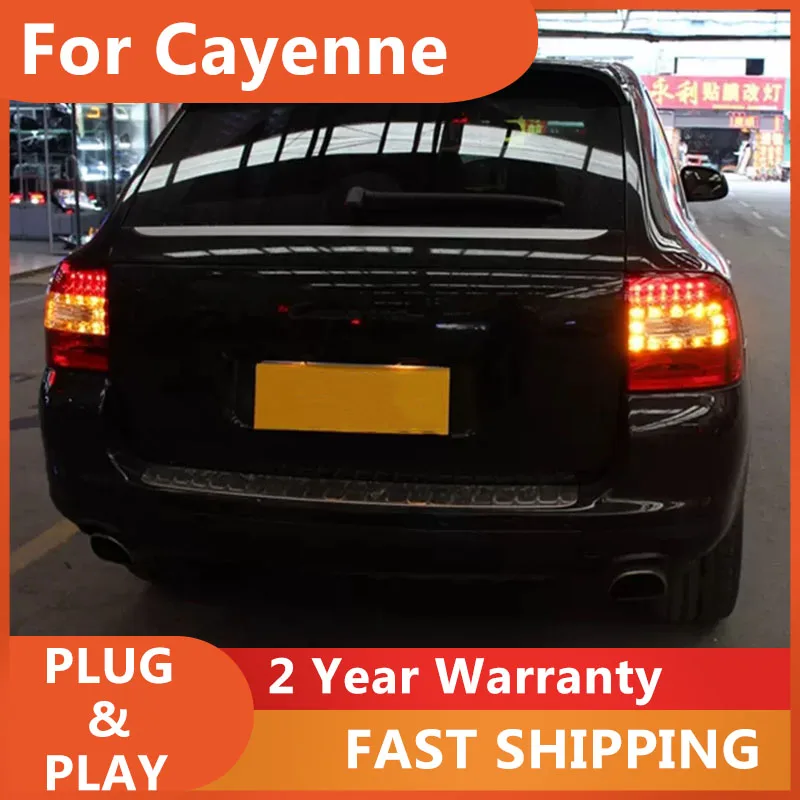 

Автомобильные аксессуары для Porsche Cayenne: задние фонари 2003-2007, задние ходовые огни, противотуманные фары, стоп-сигналы, фонари заднего хода, указатели поворота