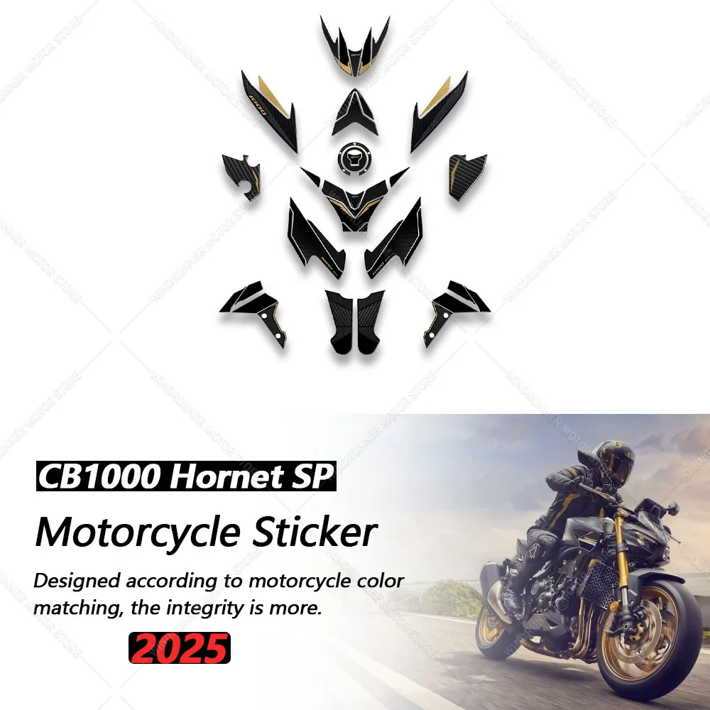 

Motorcycle Accessories 3D Gel Tank Pad Protector Decal Stickers Kit Epoxy Resin Waterproof Sticker For CB1000 Hornet SP 2025