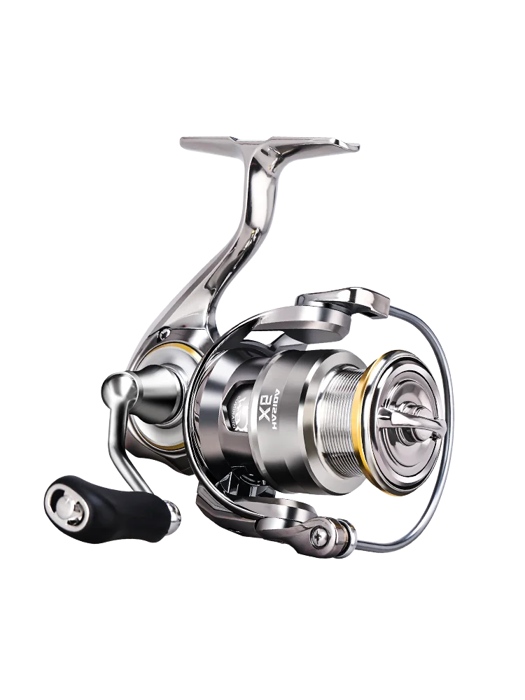 HASIDA X6 – ultralekka kołowrotka spinningowa, model 800/1000, mała, idealna do łowienia na lodzie, lekka, miniaturowa kołowrotka spinningowa do zimowego łowienia. — 2