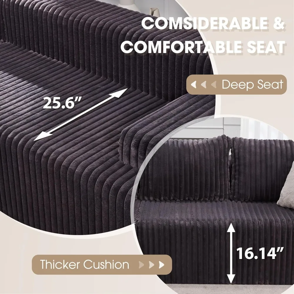 Sofa Sectional Modular Sofa Bentuk L 3 Kursi Sofa Modular Memory Foam Sectional Sofa