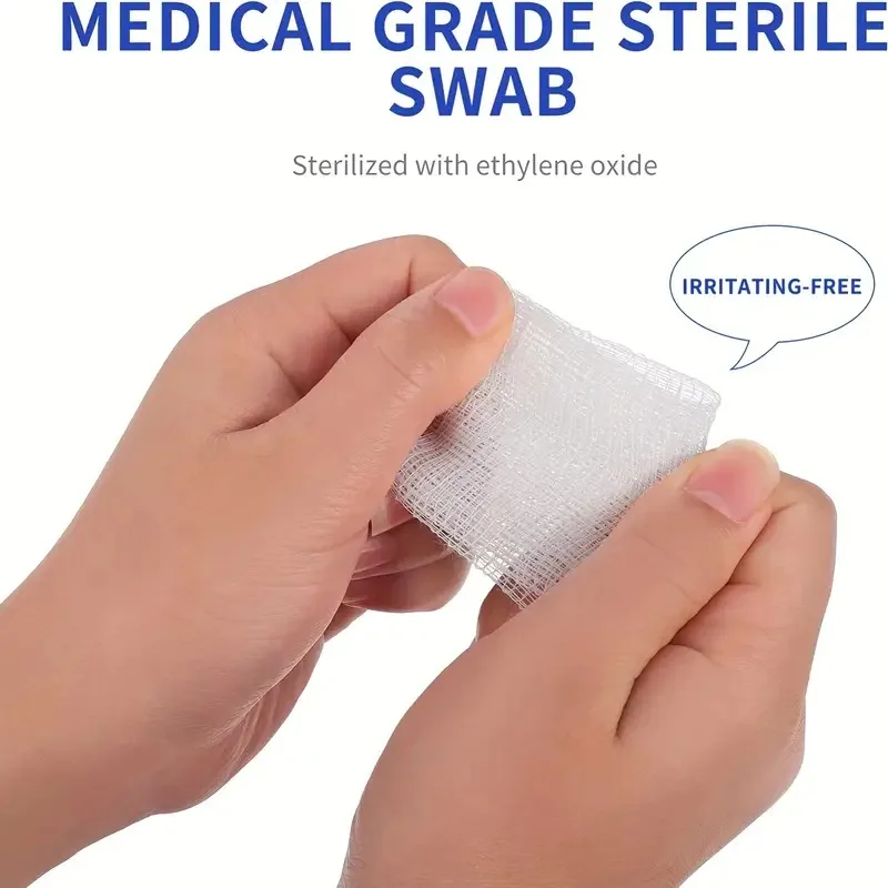 7.5*7.5cm 8 Layers 10/50pcs First Aid High-quality Individually Wrapped Gauze