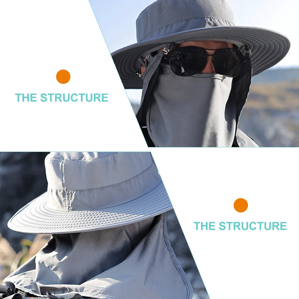 

Sun Protection Fishing Hat Hats for Men Caps Breathable Sunshade Mens Nylon Woman Fisherman