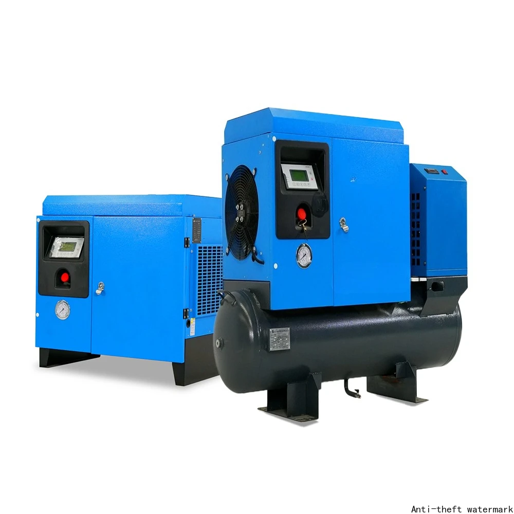 

Hot SellingLow Noise Screw Air Compressor Portable 3.7Kw 5Hp 8Bar 10Bar Air Compressor Machine Screw air Compressor with tank