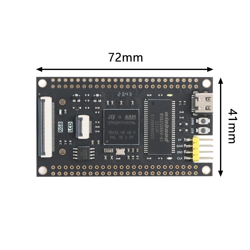 STM32H743XIH6 (16-bit SDRAM) core board system learning board STM32 development board