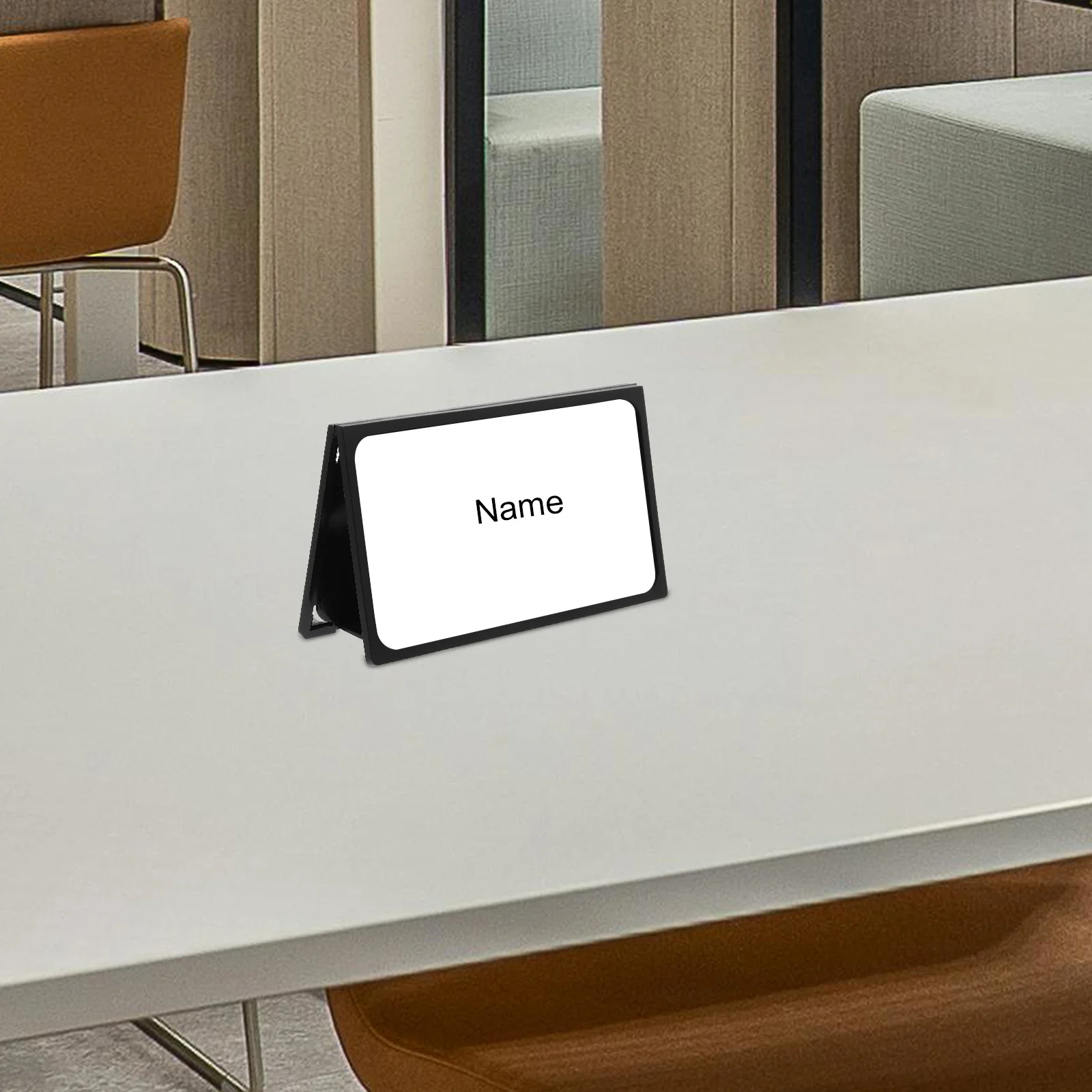 

Tabletop Display Stand Clear Solid Plastic Sign Holder V-Shaped Stable Desktop Poster Holder Menu Sign Stand for Office