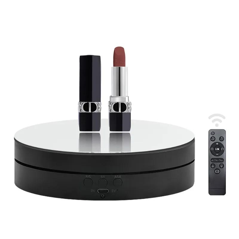 Remote control charging three-in-one rotating display stand photography electric turntable base