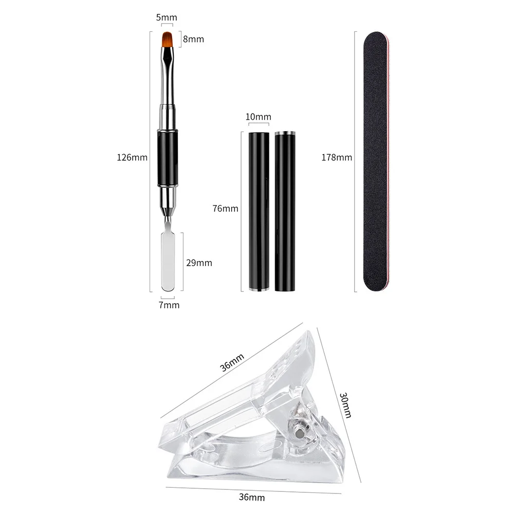 

1Set Manicure Extension False Nail Scale Tool Kit Practical Nail Art Mold Set for DIY Creative Manicure Supplies