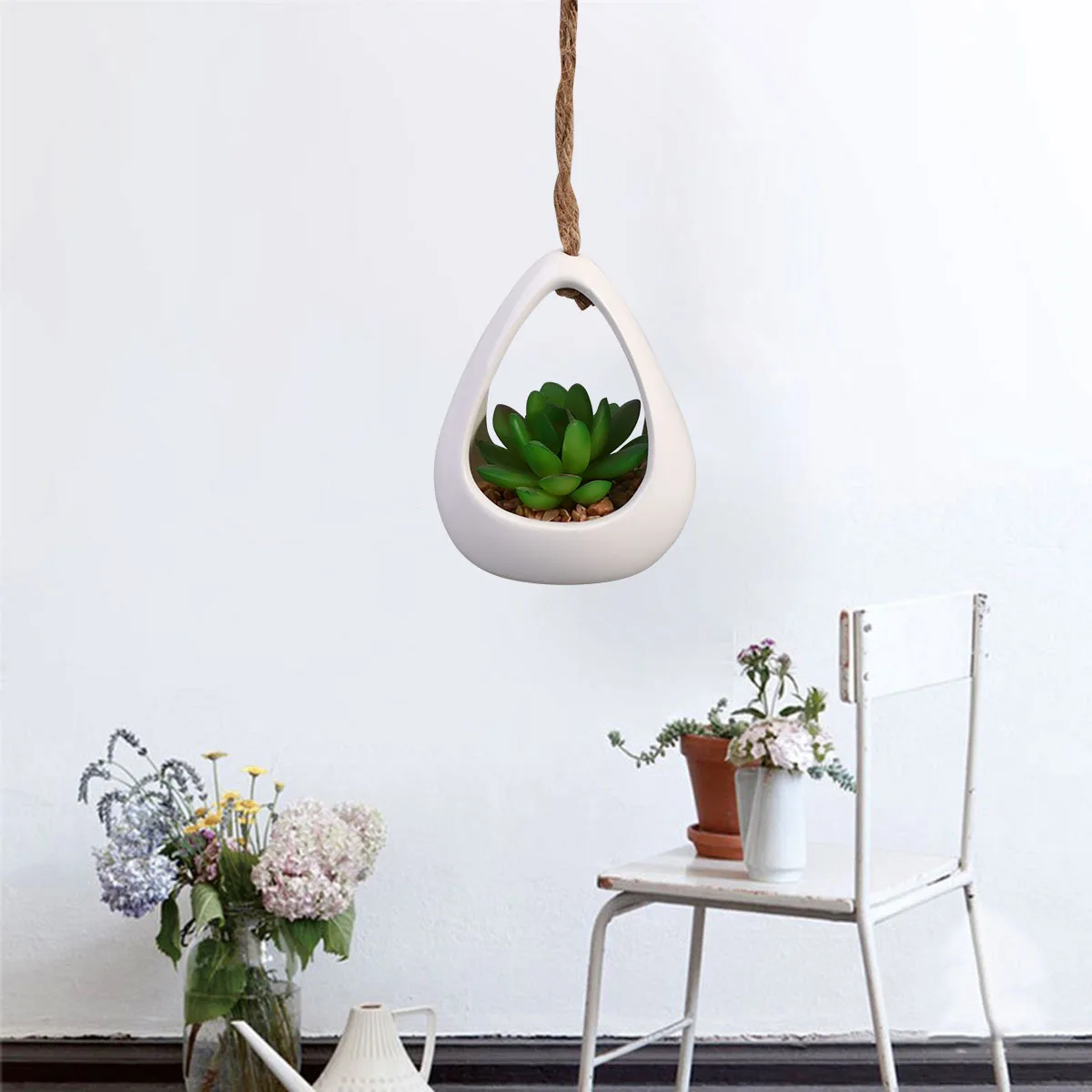 

Desktop Decor Succulent Simulation Potted Plant Ornament Perfect Workmanship Home Office Decoration Gift Idea Desktop Decor