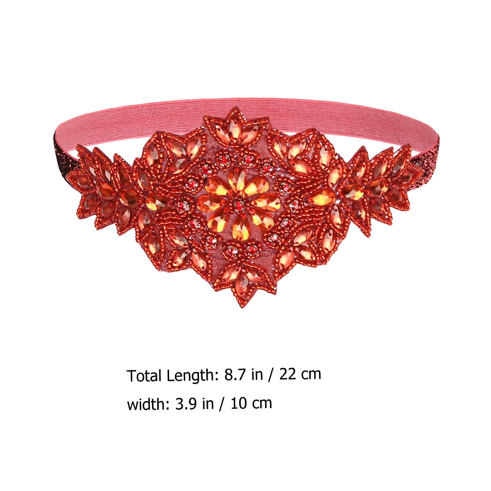 

1pcs Rhinestone Fascinator Headband Vintage Style Party Hair Ornament Performance Hairband Dress Accessories For Women
