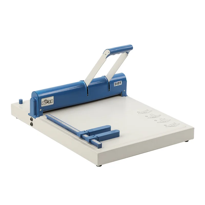 A3 460mm Manual Multifunctional Office Binding Machine Business Card Creasing Tender Document Cover Solid Line Photo for Office