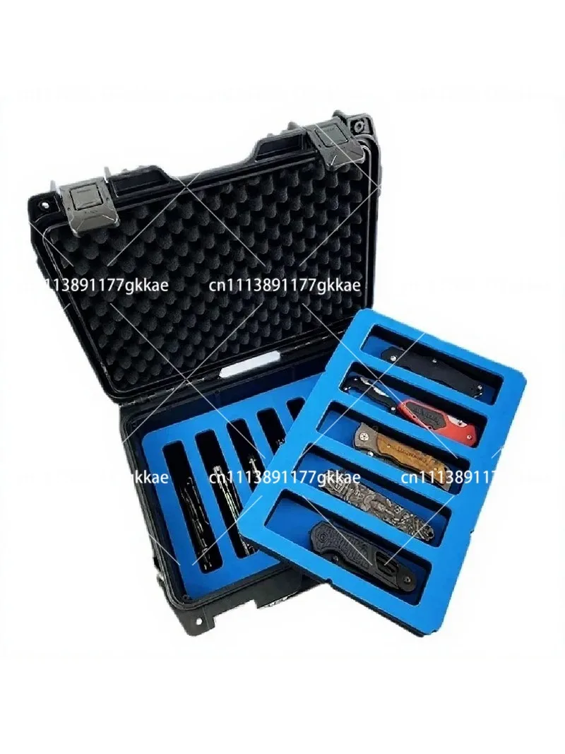 Portable Folding Knife Storage Box EDC 24 36 32 20 Slots Outdoor Toolbox Waterproof