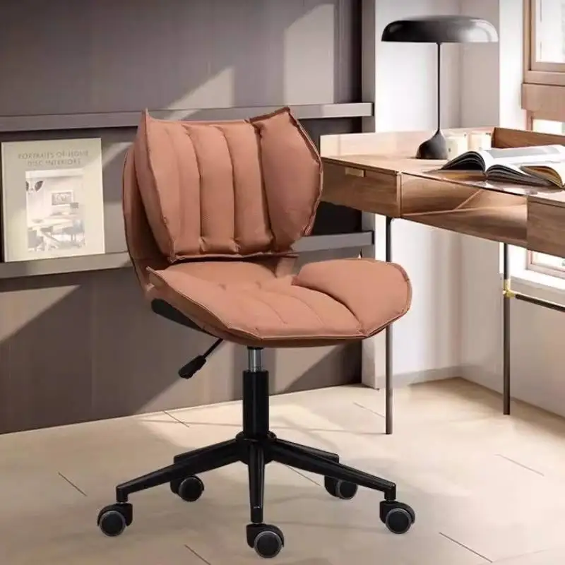 No Arm Small Office Chair Visitor Storage Home Swivel Living Room Office Chair Ergonomic Cheap Silla De Escritorio Furniture