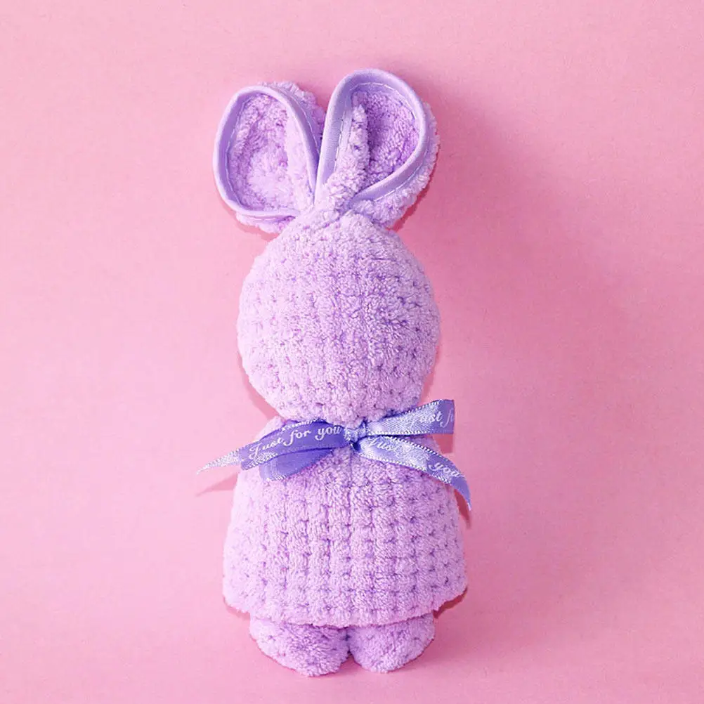 

Набор из 6 изысканных детских полотенец с бантиками-зайчиками, красиво упакованные, безопасные и полезные для здоровья, пасхальный подарок, милые полотенца-зайчики для дома