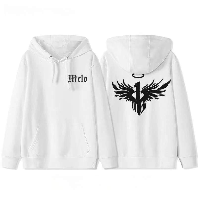 

American Wing-printed Hooded Sweatshirt Pullover for Both Men and Women in Autumn and Winter, A New Trend of Cool and Loose Top