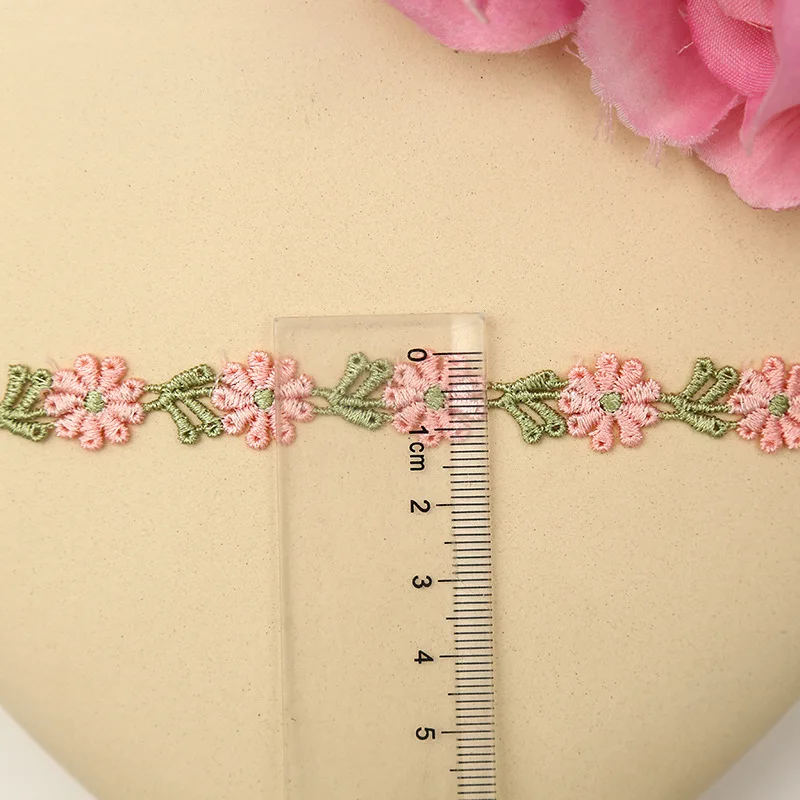 5 Yards 1.3CM water soluble embroidery lace DIY clothing accessories necklace earrings jewelry accessories children's clothing