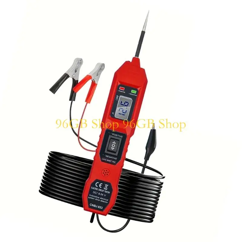 96GB Reliable Car Motorcycle Circuit Tester With User Friendly Operation Interfaces For 3.5-36V Automotive Electrical System